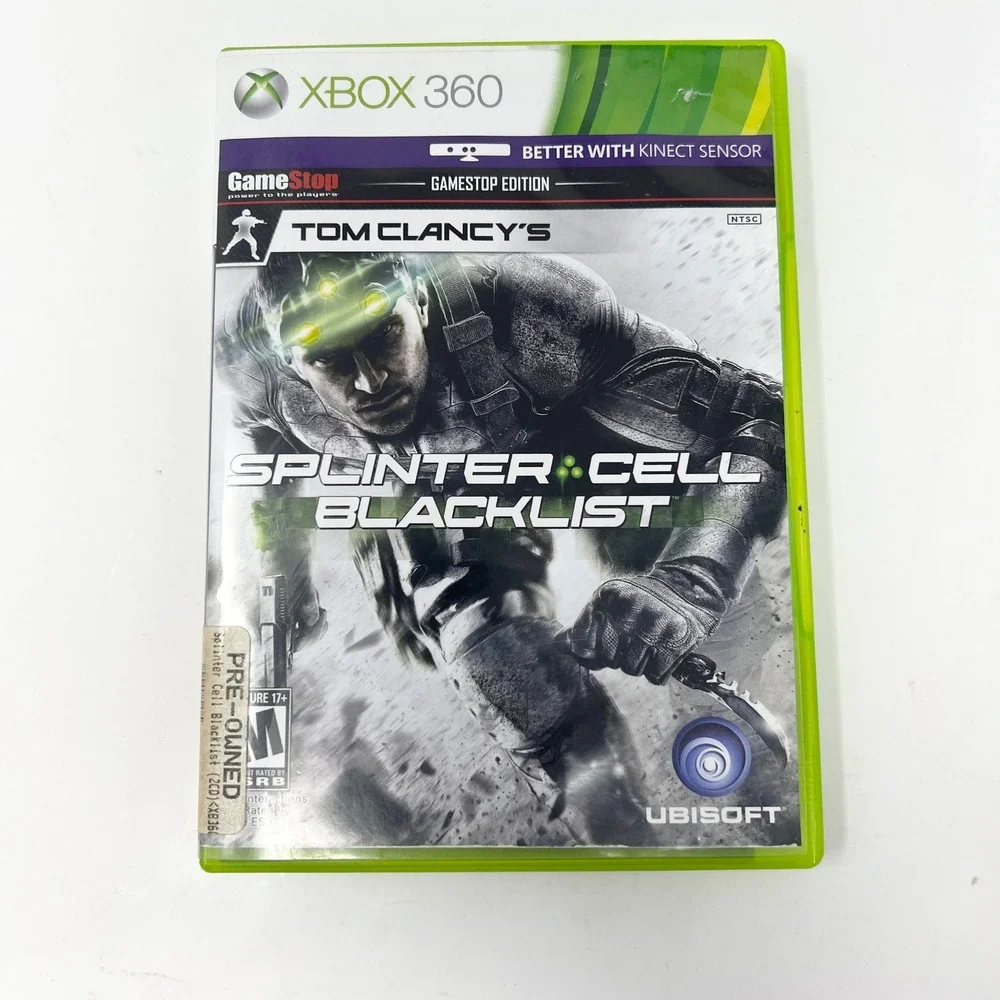 Tom Clancy's Splinter‎ Cell: Blacklist Ubisoft Xbox 360 Action Shooter GameStop